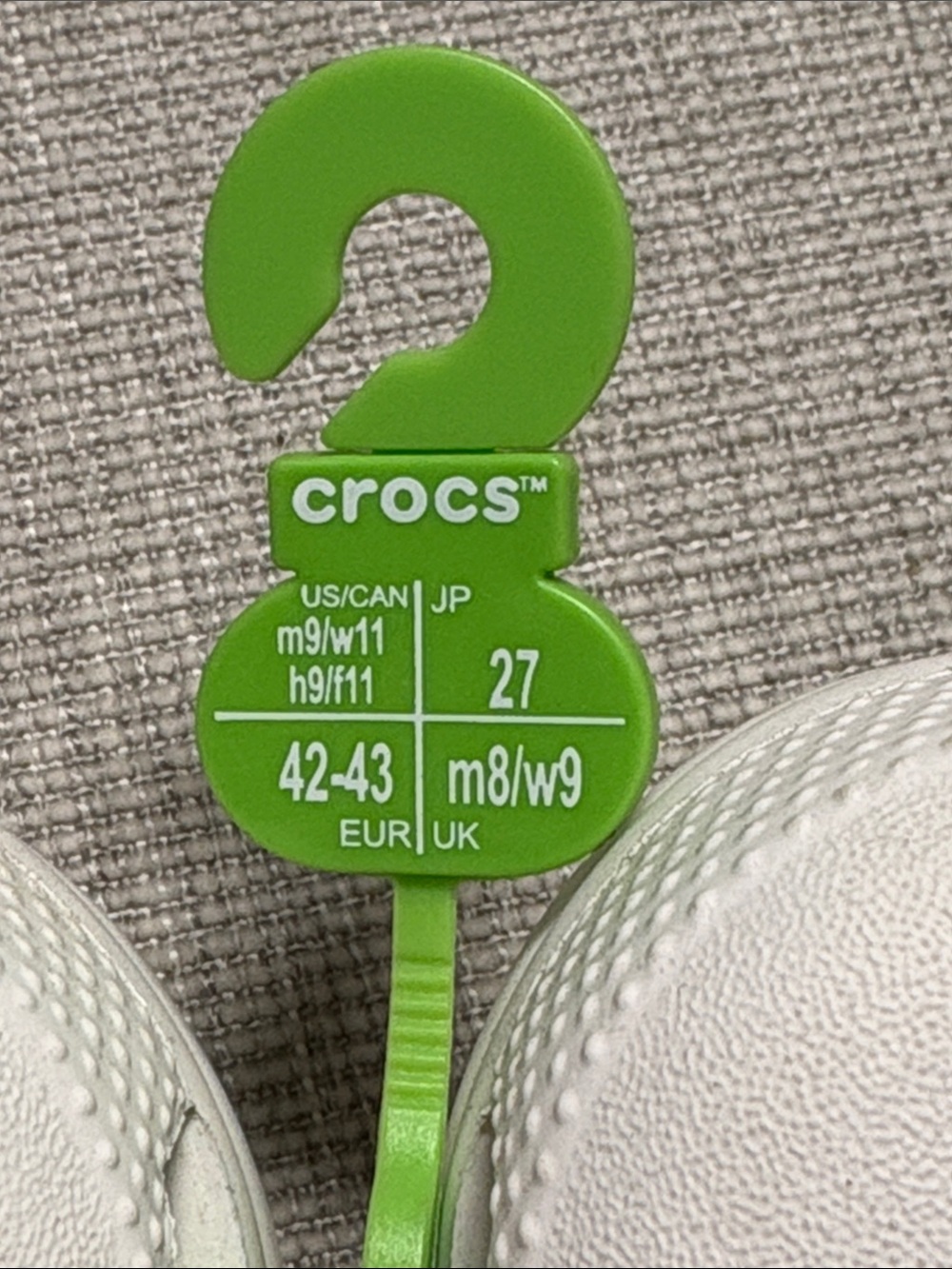 CROCS Classic Clog in White M 9/ W 11 - Picture 5 of 5
